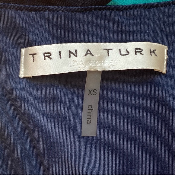 Trina Turk Tropical Print Halter Style Dress Size XS - Picture 6 of 8